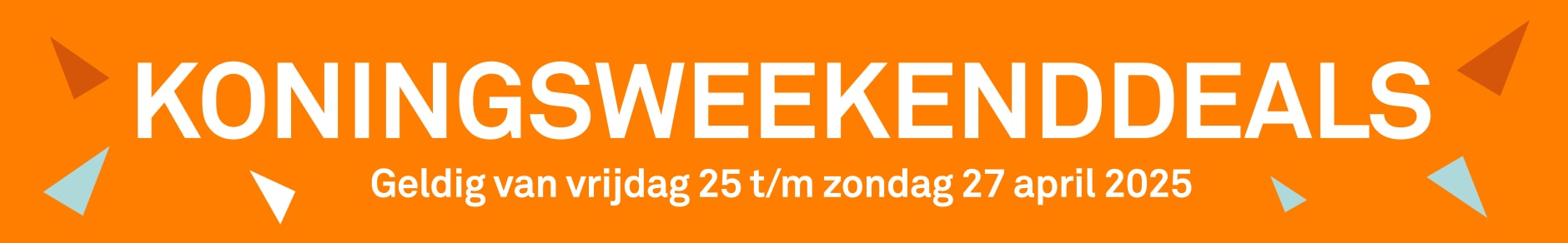 Koningsweekenddeals