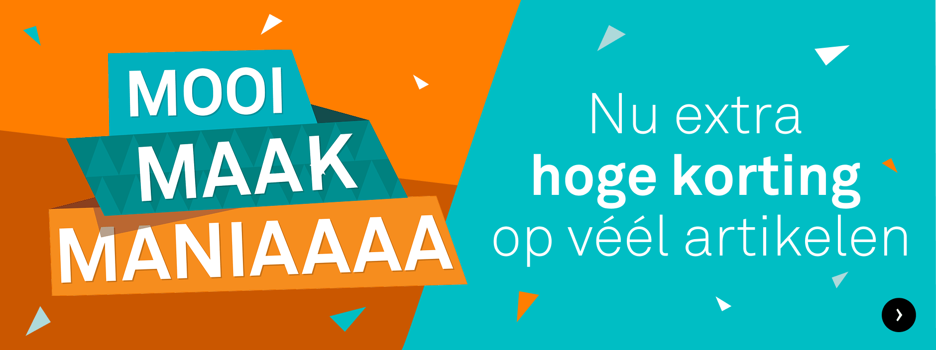 Nu extra hoge korting op véél artikelen